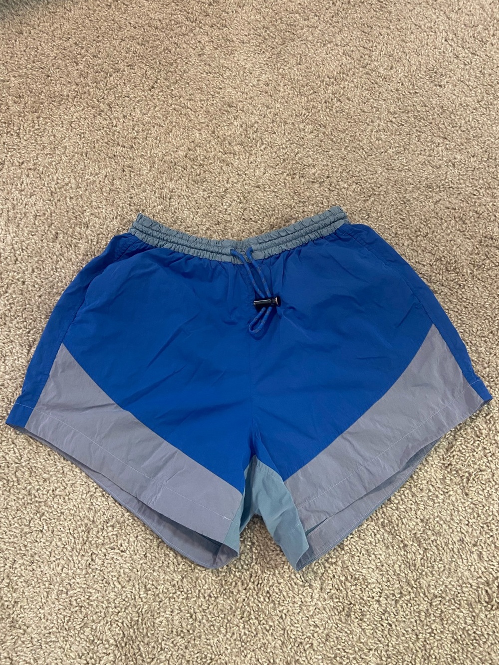 Lululemon Blue Colorblock Athletic Shorts